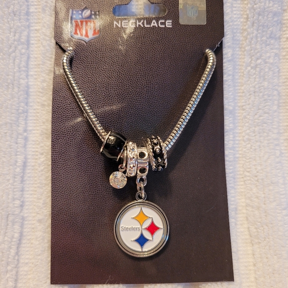Vintage Jewelry - NFL Steelers Euro Bead Necklace - NEW!